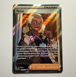 Pokemon Tyme 143/131 Prismatic Evolutions Ultra Rare Full Art Holo English NM - Image 1