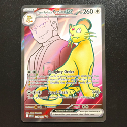 Pokemon Team Rocket's Persian ex 219/182 Destined Rivals DRI Holo English NM - Image 1