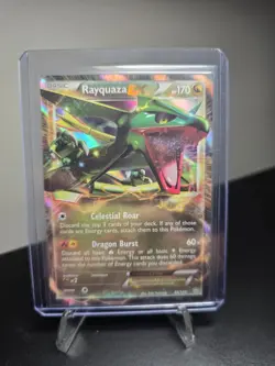 Rayquaza EX 85/124 Pokemon Dragon's Exalted Holo - Image 1