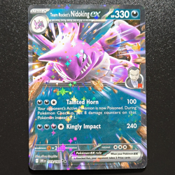 Pokemon Team Rocket's Nidoking ex 119/182 Destined Rivals (DRI) English NM - Image 1