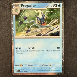 Pokemon TCG Frogadier 057/197 Obsidian Flame Cosmos Holo Promo Card - Image 1
