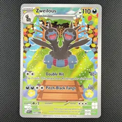 Pokemon TCG Zweilous 147/086 SV: White Flare Holo Illustration Rare Card - Image 1