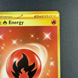 Pokemon TCG Basic Fire Energy 230/197 Obsidian Flames Gold Hyper Rare Holo Card - Image 4