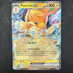 Pokemon TCG Pawmot ex 073/197 Obsidian Flames Double Rare Holo Card 3 - Image 1