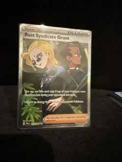 Rust Syndicate Grunt 112/084 Holo Ultra Rare Pitch Black NM - Image 1