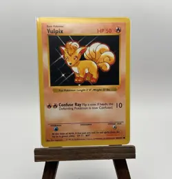 Pokemon Vulpix 068/102 Base Set Shadowless Unlimited - Image 1