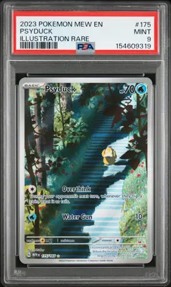 Psyduck - SV: 151 2023 - Illustration Rare #175 - PSA 9 MINT - Image 1