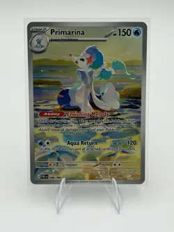 Primarina 088/084 Illustration Rare Pitch Black Pokemon Holo Near Mint - Image 1