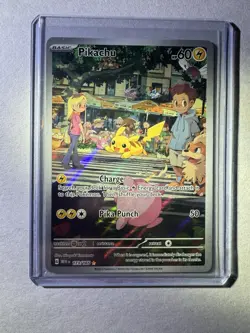 Pikachu Pokemon 151 Scarlet and Violet IR 173/165 NM *Pack Fresh* Holo Full Art - Image 1