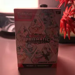 HEAVY 162g Pokemon Prismatic Evolutions Booster Bundle - 6 English packs - Image 1