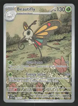 Beautifly 219/217 Pokemon TCG ME: Ascended Heroes NM - Image 1