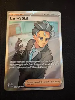 Larry's Skill 139/131 Ultra Rare Prismatic Evolutions Pokemon Holo Near Mint A1 - Image 1