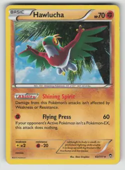 Hawlucha (Cosmos Holo) 063/111 Holo Promo Blister Exclusives Pokemon MP - Image 1