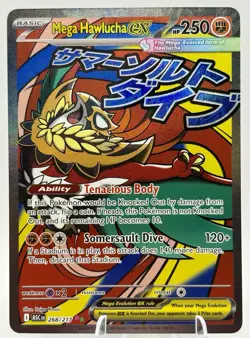 Pokemon TCG Mega HAWLUCHA EX 268 - Image 1