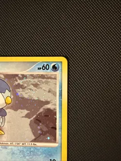 NM Piplup Cosmos-Holo Swirl #93 Diamond and Pearl Pokemon TCG - Image 4