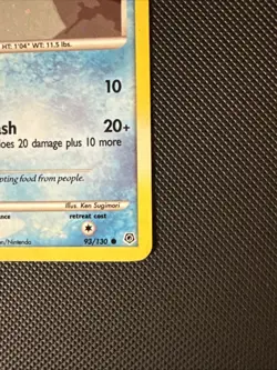 NM Piplup Cosmos-Holo Swirl #93 Diamond and Pearl Pokemon TCG - Image 5