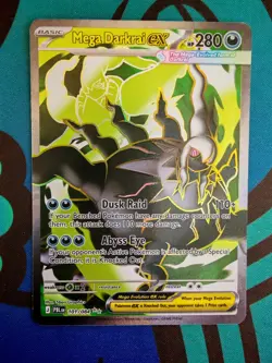 Pokemon Mega Darkrai Ex 101/084 Pitch Black​​​Ultra Rare Near Mint - Image 1