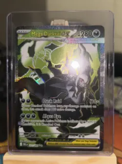 Mega Darkrai EX - Pokemon Pitch Black - Ultra Rare - NM 101/084 - Image 3