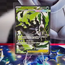 Mega Darkrai ex 101/084 Pitch Black Ultra Rare Pokemon TCG - Image 1