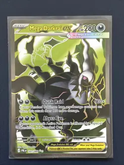 Mega Darkrai ex Ultra Rare 101/084 Pitch Black Pokemon English NM - Image 1