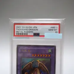 Yu-Gi-Oh PSA10 GEM MINT Thousand Dragon ME-11 Ultra Rare Japanese PS149 - Image 2