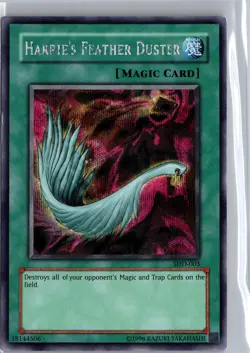 Harpie's Feather Duster SDD-003 Stairway Destined Duel Yu-Gi-Oh Limited LP - Image 1