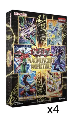 Yu-Gi-Oh Magnificent Monsters Box LOT OF 4 BOXES - PRESALE - Image 1