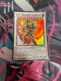 YUGIOH - T.G. HALBERD CANNON - SUPER RARE - LC5D - 1ST ED - NM - Image 1