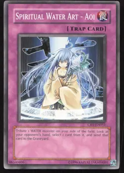 Spiritual Water Art - Aoi CRV-EN051 Cybernetic Revolution Common MP Yu-Gi-Oh - Image 1