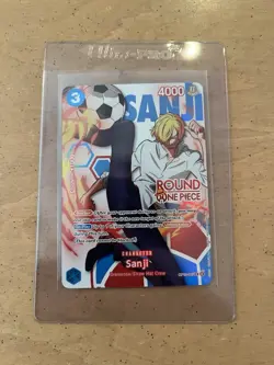 Round 1 Sanji English One Piece Promo OP15-047 - Image 1