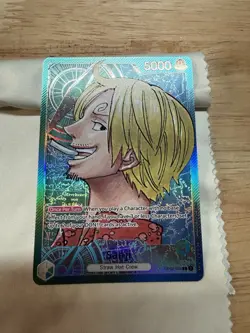 One Piece TCG Sanji OP02-026 AA Leader Mint - Image 1