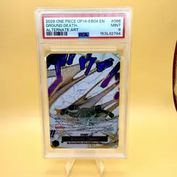 Ground Death OP14-096 Manga Event - One Piece TCG - The Azure Sea’s Seven -PSA 9 - Image 1