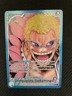 One Piece Donquixote Doflamingo Alt Art Leader OP01-060 Romance Dawn - Image 2