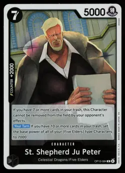 St. Shepherd Ju Peter OP13-084 Rare Carrying On His Will One Piece Near Mint - Image 1