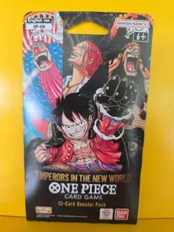 English, OP-09 Emperors in the New World Booster Pack One Piece New Sealed - Image 1