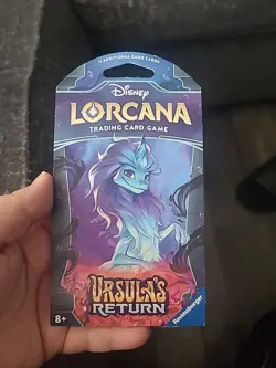 Disney Lorcana TCG Ursula's Return Sleeved Booster Pack 2024**** .. - Image 1