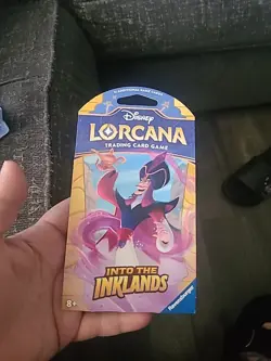 Disney Lorcana Into the Inklands Sleeved Booster Pack - Image 1