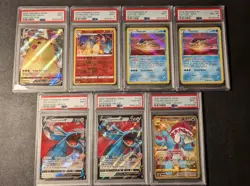 Pokemon PSA Graded Lot (7 cards) - Pikachu, Charizard, Suicune etc - Image 1