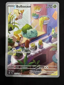 Bulbasaur 143/142 SV07: Stellar Crown - Pokemon Card - NM - Image 1