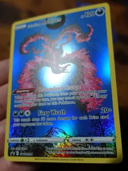 Galarian Moltres SWSH284 Black Star Promo Full Art Pokemon Card NM - Image 3