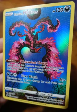 Galarian Moltres SWSH284 Black Star Promo Full Art Pokemon Card NM - Image 4