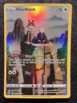 Hoothoot TG12/TG30 Ultra Rare Pokemon Card NM - Image 1