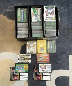 Pokemon TCG +1800 Code Cards lot, Opened Vintage Booster Packs, Energy, Sleeves - Image 1