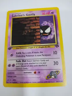 MINT 1st Edition Sabrina’s Gastly Gym Challenge #96/132 Vintage Pokemon Card - Image 1