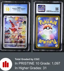 2022 Pokemon VSTAR Universe Japanese Latias 195/172 AR Art Rare CGC 10 Pristine - Image 1