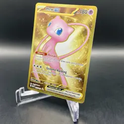 Mew ex 205/165 SV: 151 Hyper Rare (Gold) Full Art Holo Pokemon Card NM/M - Image 2