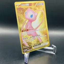 Mew ex 205/165 SV: 151 Hyper Rare (Gold) Full Art Holo Pokemon Card NM/M - Image 3