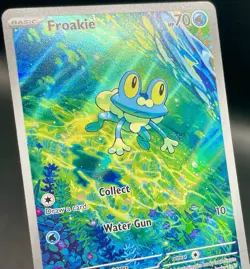 Froakie 088/086 Chaos Rising Illustration Rare Holo Full Art Pokemon Card NM/M - Image 3