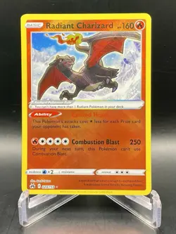 Radiant Charizard 020/159 Crown Zenith Radiant Rare Holo Pokemon Card NM/M - Image 1