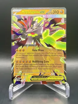 Mega Zygarde 071 Chaos Rising Black Star Promo Double Rare Holo Pokemon Card NM - Image 1